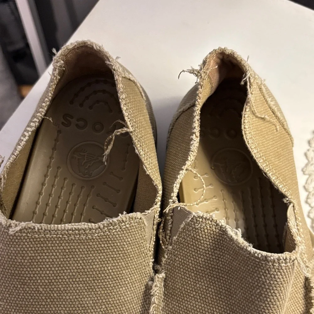 Men’s Crocs Casual Tan Slip-On Shoes